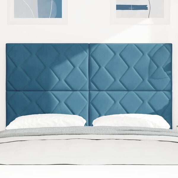 vidaXL Hovedg&aelig;rde med hovedg&aelig;rde M&oslash;rkebl&aring; 160 cm Fl&oslash;jl