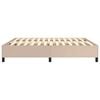 vidaXL Boxspring sengeramme 180x200 cm kunstl&aelig;der cappuccinofarvet