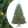 vidaXL Kunstigt Hinged Juletr&aelig; Gr&oslash;n 180 cm PVC og metal