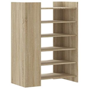 vidaXL skoreol 74,5x37,5x100 cm konstrueret tr&aelig; sonoma-eg