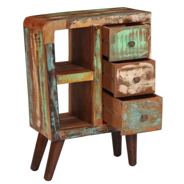 vidaXL sk&aelig;nk 55x30x80 cm massivt genbrugstr&aelig;