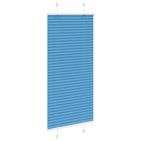 vidaXL Pliss&eacute;gardin Bl&aring; 60x150 cm Stofbredde 59,4 cm Polyester