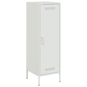 vidaXL skab 36x39x113 cm st&aring;l hvid