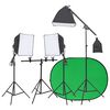 vidaXL fotostudies&aelig;t med lampes&aelig;t og fotobaggrund