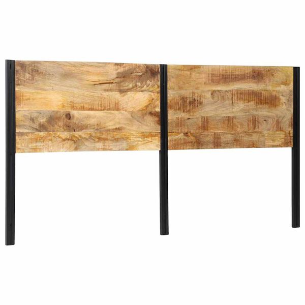 vidaXL hovedg&aelig;rde 200 cm massivt mangotr&aelig; og jern