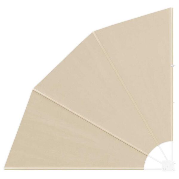 vidaXL Balkon Afsk&aelig;rmning Beige 140 x 140 cm Polyester
