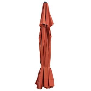 vidaXL udskiftningsdug til parasol 500 cm terracottafarvet