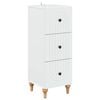 vidaXL Skuffeskab Hvid 33 x 34,5 x 90 cm Konstrueret tr&aelig;
