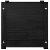 vidaXL plantekasse 40x40x40 cm massivt fyrretr&aelig; sort