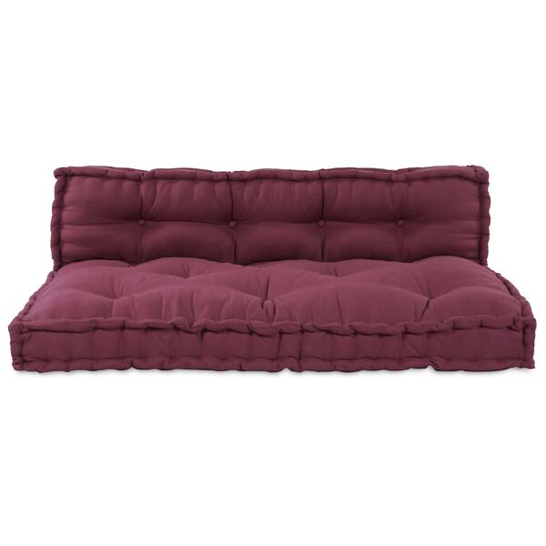 vidaXL Palle Sofa Pude Bordeaux Stof
