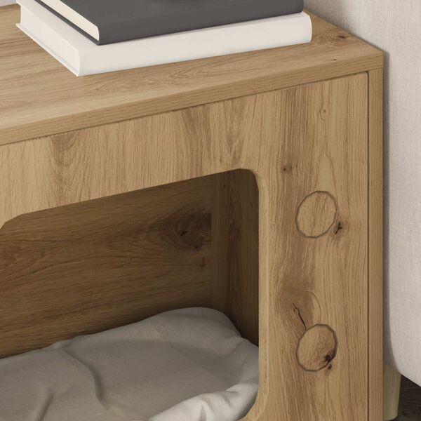 vidaXL Kat Hus Artisan eg 51 x 30 x 52 cm Konstrueret tr&aelig;