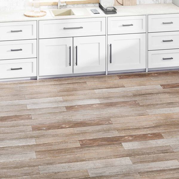 vidaXL Gulvplanker 36 pcs Brun 5,02 m&sup2; PVC