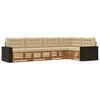 vidaXL Udend&oslash;rs sofagruppe 5 stk. Naturlig og Beige Polyester