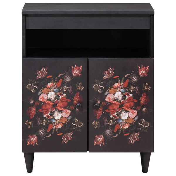 vidaXL Opbevaringsskabe Flerfarvet 60 x 33,5 x 75 cm Massivt mangotræ