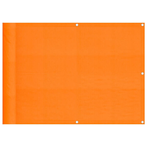 vidaXL altanafskærmning 75x1000 cm 100 % polyester orange