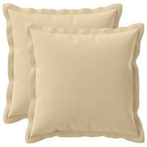 vidaXL Pudebetr&aelig;k 2 stk. HOUTEN Beige 30 x 30 cm Polyester