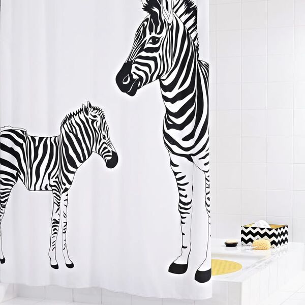 RIDDER badeforh&aelig;ng Zebra 180 x 200 cm