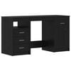 vidaXL Bord Sort eg Konstrueret tr&aelig; 140 x 50 x 76 cm 2 stk.