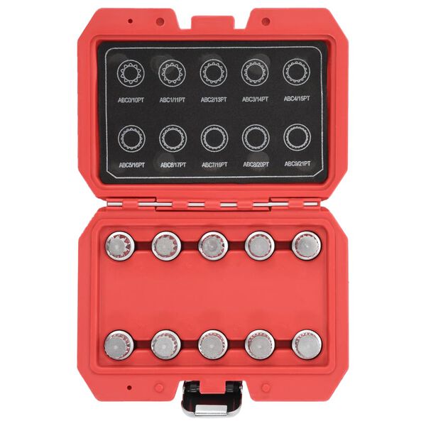 vidaXL låsemøtriknøglesæt til VW 10 dele