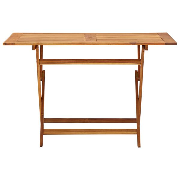 vidaXL spisebordss&aelig;t til haven 5 dele massivt akacietr&aelig;