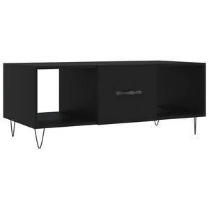 vidaXL sofabord 102x50x40 cm konstrueret tr&aelig; sort