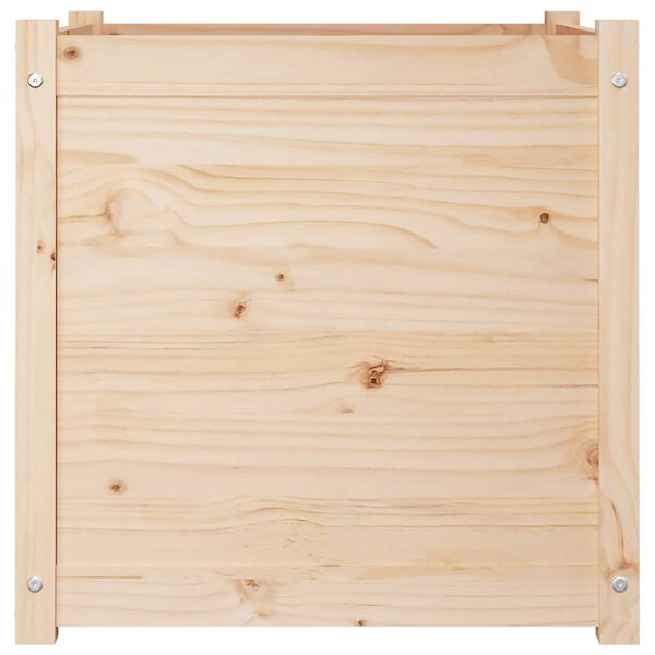 vidaXL plantekasser 2 stk. 60x60x60 cm massivt fyrretr&aelig;