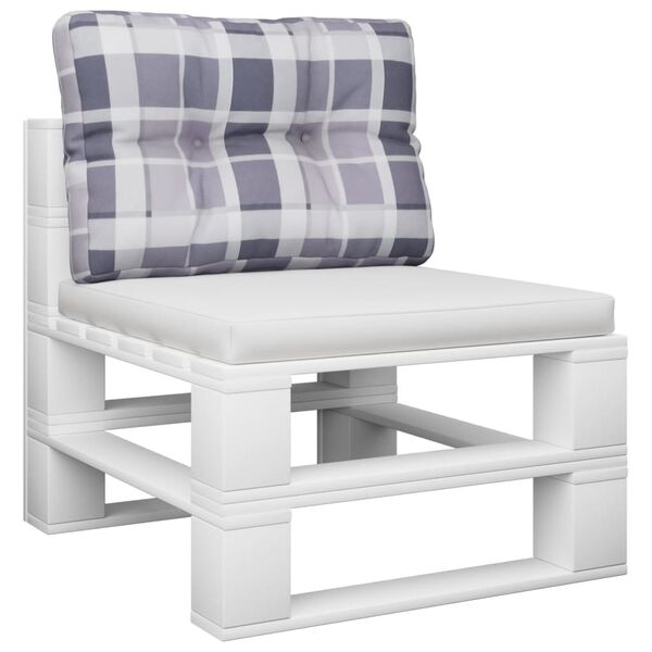 vidaxL pallehynde 50x40x12 cm stof gr&aring;ternet