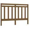 vidaXL sengeg&aelig;rde 126x4x100 cm massivt fyrretr&aelig; gyldenbrun
