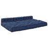 vidaXL Modulsofa 4 pcs Indigo Stof