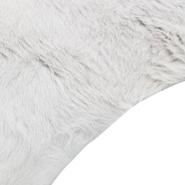 vidaXL kalveskind 70x100 cm blandet sort og hvid