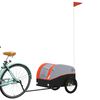 vidaXL cykelanh&aelig;nger 30 kg jern sort og orange