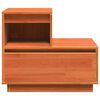 vidaXL Natskab med skuffe Voks brun 60 x 34 x 51 cm Konstrueret tr&aelig;