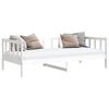 vidaXL daybed 90x200 cm massivt fyrretr&aelig; hvid