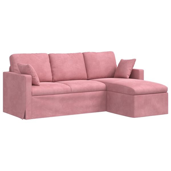 vidaXL Sofa Lyser&oslash;d Samlede dimensioner: 198 x 134 x 80 cm (B x D x H)