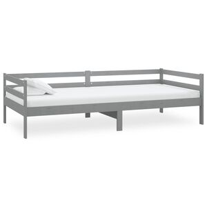 vidaXL daybed 90x200 cm massivt fyrretr&aelig; gr&aring;