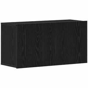 vidaXL TV-skab sort egetr&aelig; 80x30x41 cm konstrueret tr&aelig;
