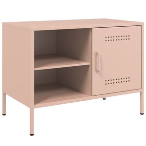 vidaXL tv-bord 68x39x50,5 cm st&aring;l lyser&oslash;d