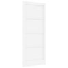 vidaXL Indvendig D&oslash;r 83 x 202 cm Krydsfin&eacute;r Hvid