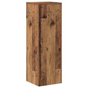 vidaXL plantestativ 33x33x100 cm konstrueret tr&aelig; gammelt tr&aelig;look