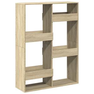 vidaXL bogreol 100x33x135 cm konstrueret tr&aelig; sonoma-eg