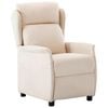 vidaXL Liggestol Creme Polyester