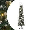 vidaXL Kunstigt juletr&aelig; med stativ Gr&oslash;n 180 cm PVC og plastik og st&aring;l
