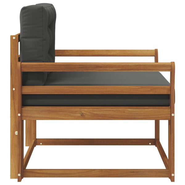 vidaXL Udend&oslash;rs Mellem Sofa Massivt Akacietr&aelig; Naturfarvet