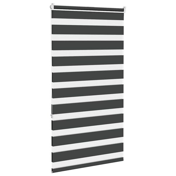 vidaXL zebragardin sort 70x150 cm stofbredde 65,9 cm polyester