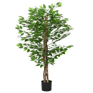 vidaXL kunstig ficusplante 788 blade 120 cm gr&oslash;n