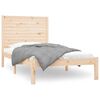 vidaXL sengeramme 100x200 cm massivt tr&aelig;