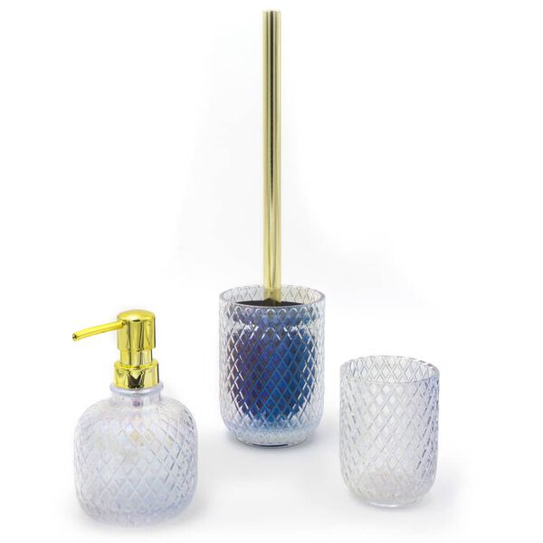 RIDDER s&aelig;bedispenser Jade 330 ml perleeffekt transparent