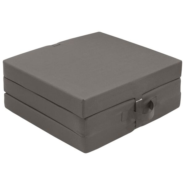 vidaXL foldeskummadras 190 x 70 x 9 cm gr&aring;