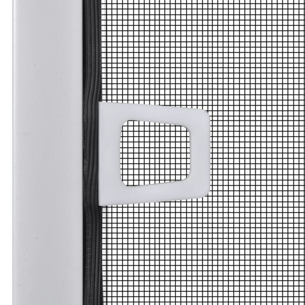 vidaXL insektnet til vinduer 120 x 140 cm hvid