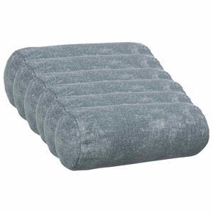 vidaXL Pudebetr&aelig;k 6 stk. HEERLEN Lysebl&aring; &Oslash; 15 x 40 cm Chenille Stof